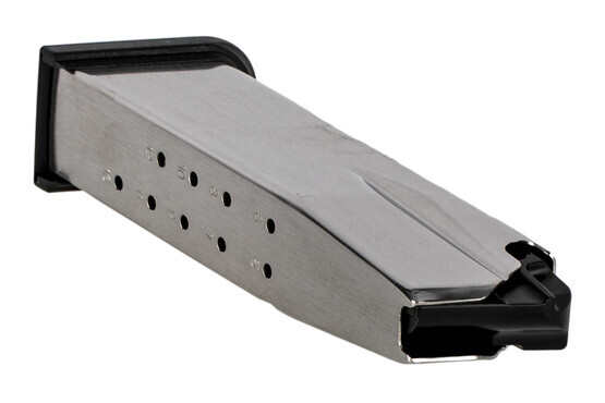 The Springfield XD .45 ACP double stack magazine features stainless steel construction and rear witness holes